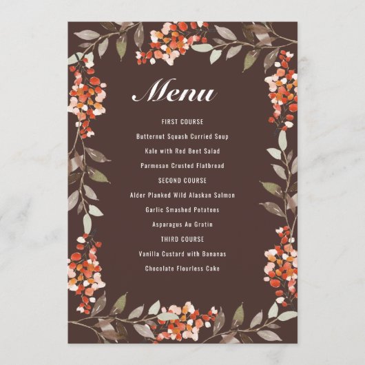 Oogstfeest Besjes Menu (Voorkant)