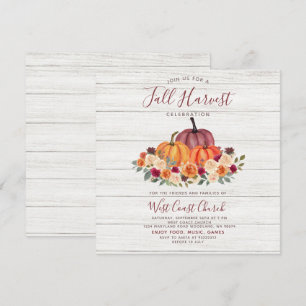 Oogstfeest Gemeente Picknick Kaart