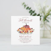 Oogstfeest, Herfstfeest, Herfst Gemeenschap  Kaart (Staand voorkant)