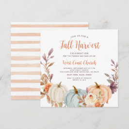 Oogstfeest, Herfstfeest, Herfst Gemeenschap Kaart