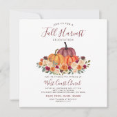 Oogstfeest, herfstfeest, herfstgemeenschap kaart (Voorkant)