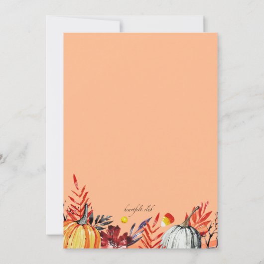 Oogstfeest Kaart (Achterkant)