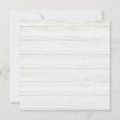 Oogstfeest Partij Kerkpicknick Kaart (Achterkant)