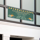 Oogstfeest Pompoen Spandoek (Buitenkant Gebouw)