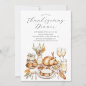 Oogstfeest Thanksgiving Kaart (Voorkant)