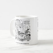 Oogstfestivaldienst met kerkorganist koffiemok (Voorkant links)