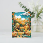 Oogstgeluk Feestdagenkaart (Staand voorkant)