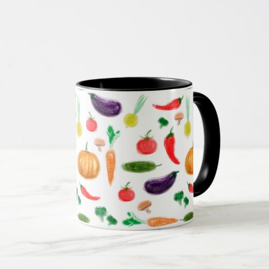 Oogstgroenten tomatenpaprika, paddenstoel c mok (Voorkant rechts)