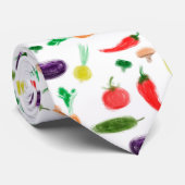 Oogstgroenten tomatenpaprika, paddenstoel c stropdas (Opgerold)