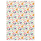 Oogstgroenten tomatenpaprika, paddenstoel c tafelkleed (Voorkant)