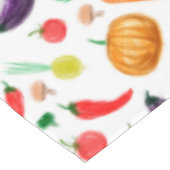 Oogstgroenten tomatenpaprika, paddenstoel c tafelkleed (Gekanteld)