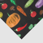 Oogstgroenten tomatenpaprika, paddenstoel c tissuepapier (Detail)