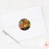 Oogsthuis ~ Ronde Sticker (Envelop)