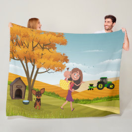 Oogstknuffels Cozy Fleece Deken
