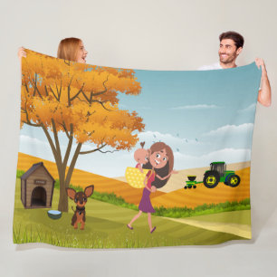Oogstknuffels Cozy Fleece Deken