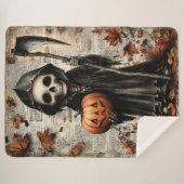 Oogstmaaier: het horloge van de lantaarnhouder sherpa deken (Voorkant (horizontaal))