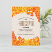 Oogstmaal Thanksgiving-diner Herfst Kaart (Staand voorkant)