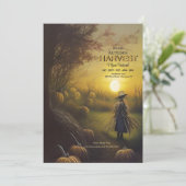 Oogstmaanfeest Kaart (Staand voorkant)