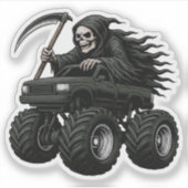 Oogstmaanstertruck sticker (Voorkant)