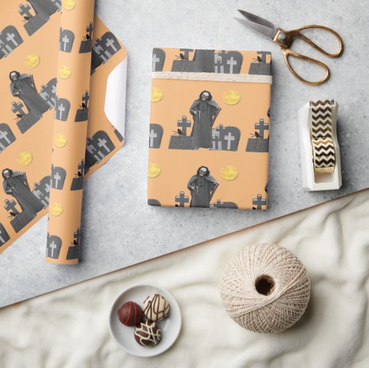Oogstmachine Begraafplaats Cadeaupapier (Crafts)