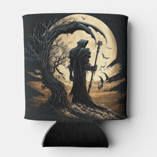 Oogstmachine Halloween Blikjeskoeler (Achterkant)