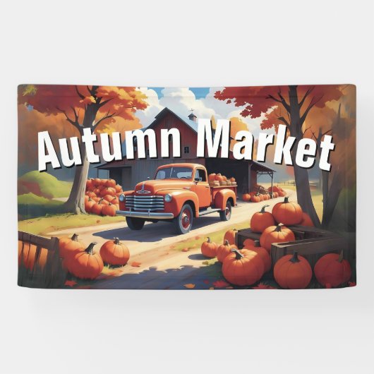 oogstmarkt spandoek (Horizontaal)