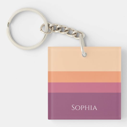 Oogstpalet - Acryl Sleutelhanger (Voorkant)