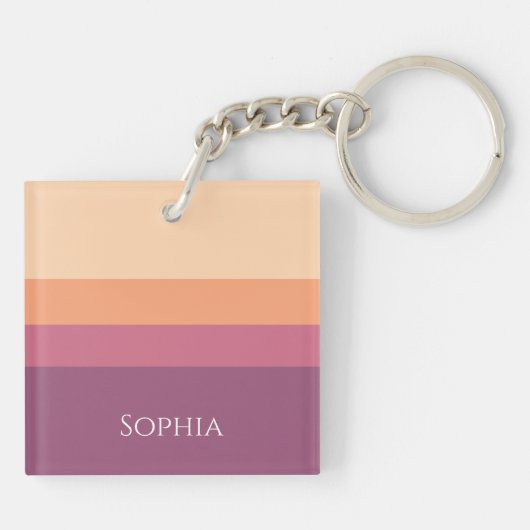 Oogstpalet - Acryl Sleutelhanger (Achterkant)