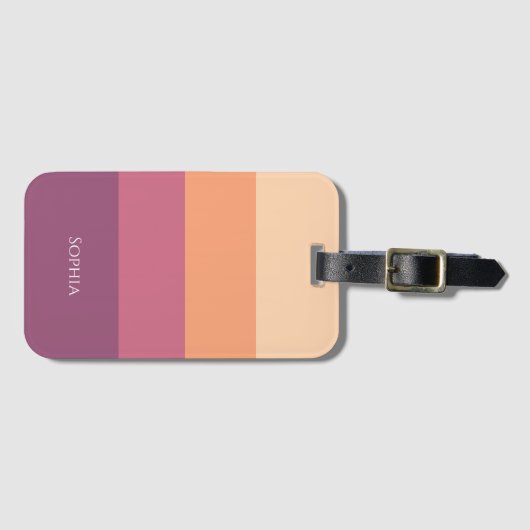 Oogstpalet Bagagelabel (Voorkant (horizontaal))