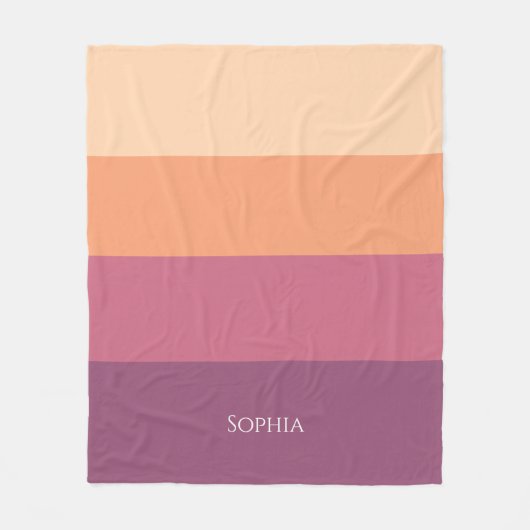 Oogstpalet Fleece Deken (Voorkant)