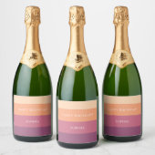 Oogstpalet Sparkling Wijnetiket (Flessen)