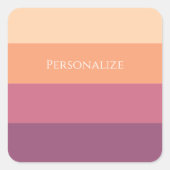 Oogstpalet Vierkante Sticker (Voorkant)