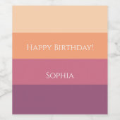 Oogstpalet Wijn Etiket (Enkel label)