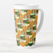 Oogstpatroon Herfstpompoen Latte Mok (Rechterhoek)