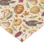  oogstpatroon van de Thanksgiving | rustieke Herfs Korte Tafelloper (Hoek)