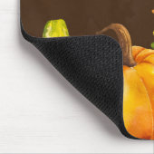 Oogstpompoenen, bladeren en olie muismat (Hoek)