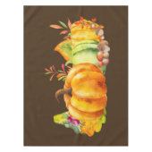 Oogstpompoenen, bladeren en olie tafelkleed (Voorkant)