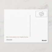 Oogstpop Pompoen Appel Peer Maïs Druif Briefkaart (Achterkant)