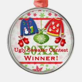 Oogstrelbekentenis voor kerstfeestdagen 7 metalen ornament