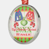 Oogstrelbekentenis voor Kerstmis 6 Metalen Ornament (Links)