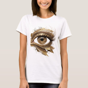 Oogstrelend Goud ABSTRACTE KUNST Statement Design T-shirt