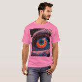 "Oogstrelend T-shirt met uniek oogontwerp – Tre (Voorkant volledig)
