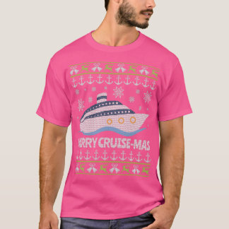 Oogstrelende kerstcruise Ship Vacking T-shirt