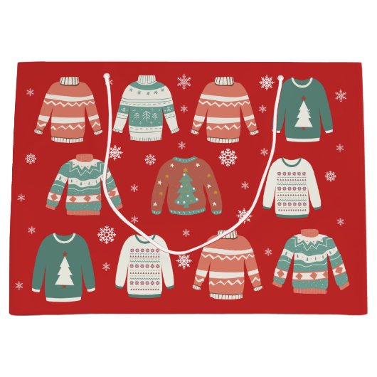 Oogstrelende kerstfeestdag cadeautas (Voorkant)