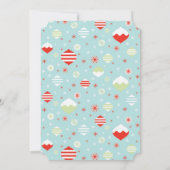 Oogstrelende kerstfeestdag in Chalkboard Kaart (Achterkant)