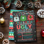 Oogstrelende kerstfeestdag in Chalkboard Kaart<br><div class="desc">Viel de feestdagen in stijl deze kerst met deze trendy lelijke feestdagen uitnodigingen. Het ontwerp is gemakkelijk te personaliseren met uw eigen formulering en uw gasten zullen enthousiast zijn wanneer zij deze geweldige uitnodigingen ontvangen.</div>