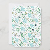 Oogstrelende kerstfeestdag in Chalkboard Kaart (Achterkant)