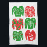 Oogstrelende kerstfeestdagen theedoek<br><div class="desc">Decoreer je keuken met deze leuke vakantiekanaal. Maakt een geweldig kerstfeest, huishouden of bruiloft cadeau! U kunt het aanpassen en tekst ook toevoegen. Bekijk mijn winkel voor veel meer kleuren en patronen!</div>