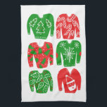 Oogstrelende kerstfeestdagen theedoek<br><div class="desc">Decoreer je keuken met deze leuke vakantiekanaal. Maakt een geweldig kerstfeest,  huishouden of bruiloft cadeau! U kunt het aanpassen en tekst ook toevoegen. Bekijk mijn winkel voor veel meer kleuren en patronen!</div>