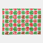 Oogstrelende kerstfeestdagen theedoek (Horizontaal)